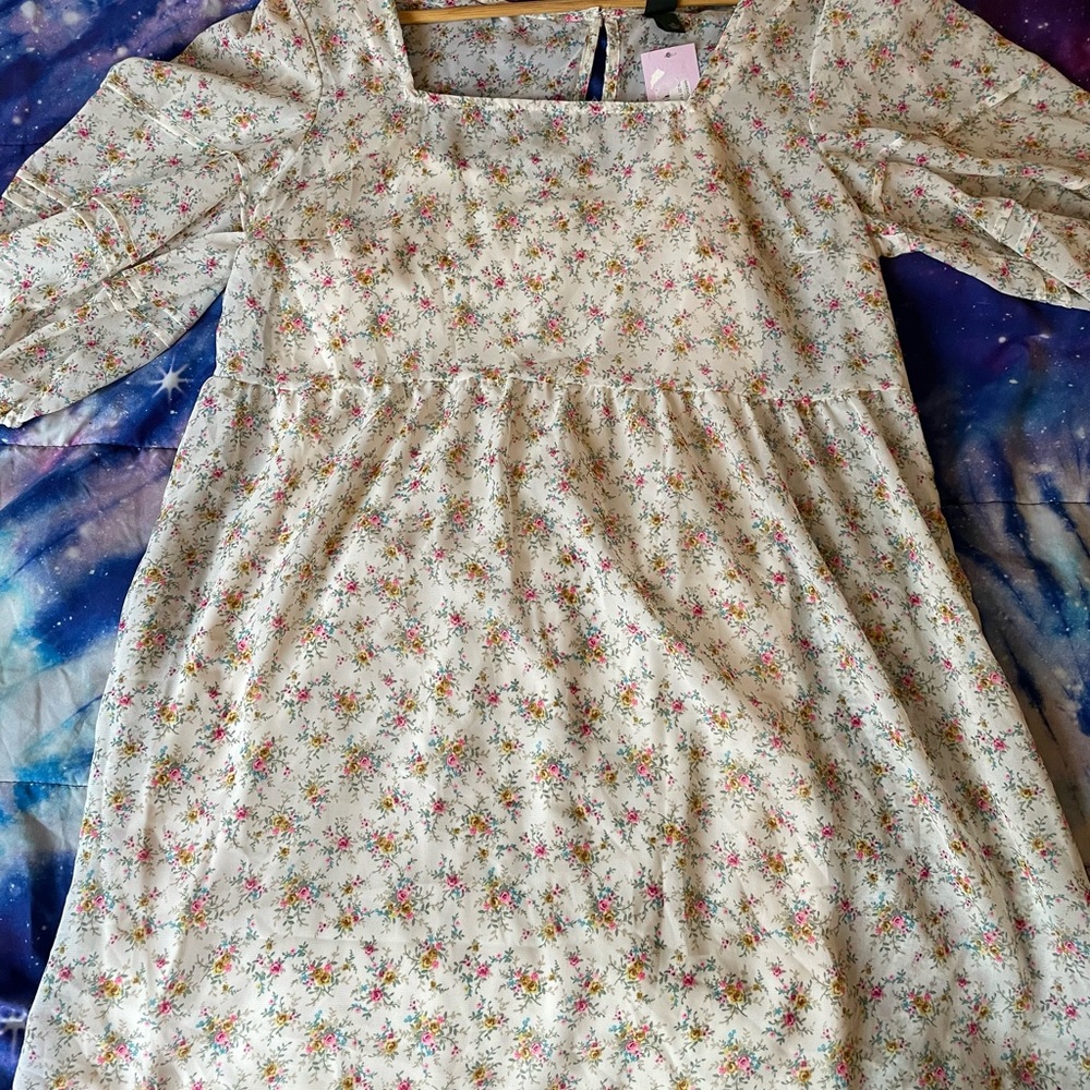🚨Wild Fable Floral Sweetheart Dress